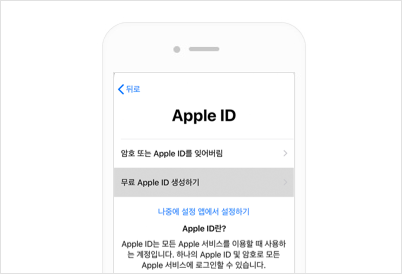iOS USIM — Apple 계정 설정