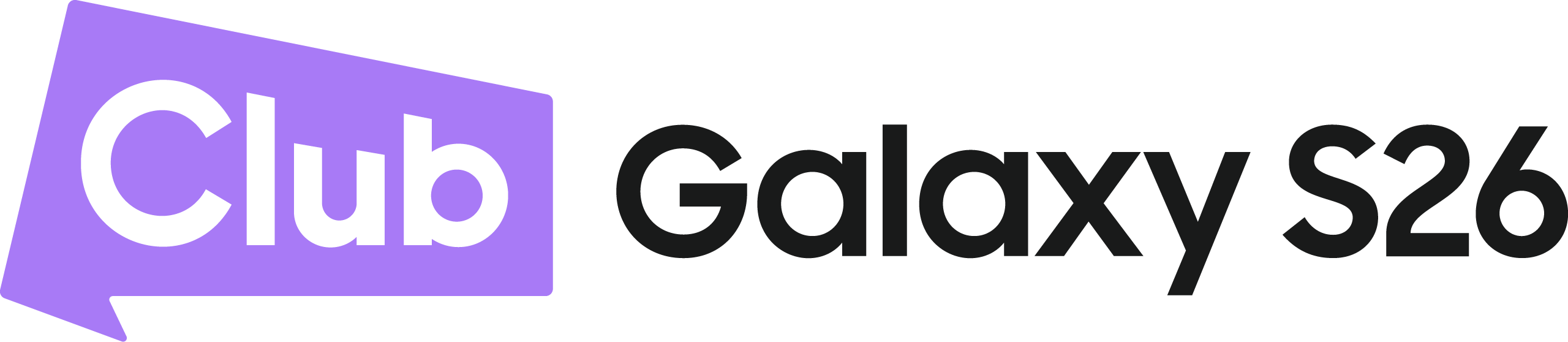 Club Galaxy S26 로고 - T 멤버십 고객 전용 특별 혜택 프로그램